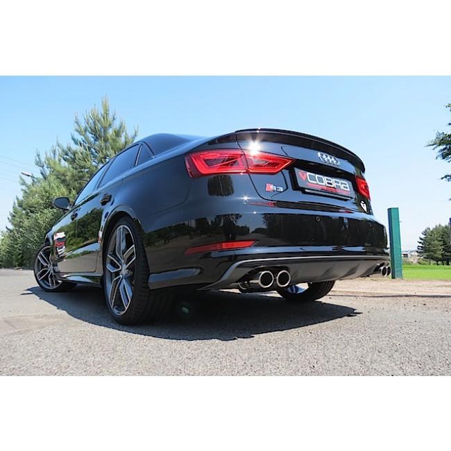 Cobra Sport - Audi S3 (8V) Saloon (Non-Valved) (13-18) Turbo Back Performance Exhaust - Nineteen72 Performance