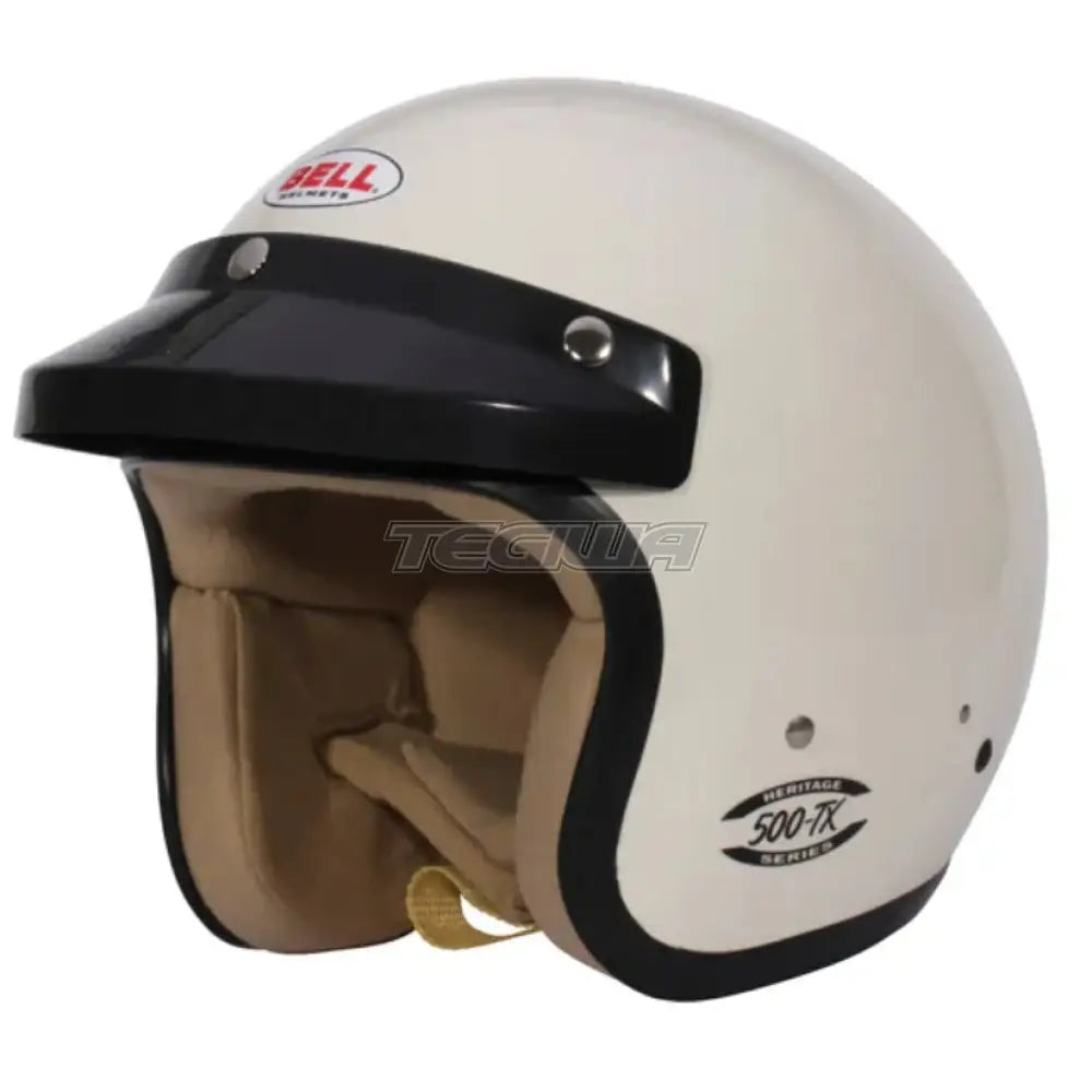 Bell 500-TX Classic Helmet Vintage White FIA8859/SA2020 - Nineteen72 Performance