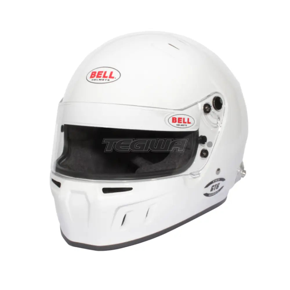 Bell Full Face GT6 Helmet White (HANS) FIA8859/SA2020 - Nineteen72 Performance
