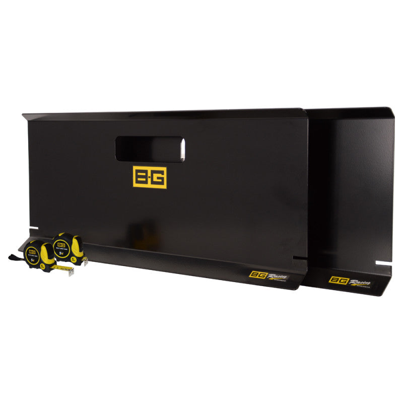 BG Racing BGR308 aluminium toe measuring plates with magnetic tapes for wheel alignment