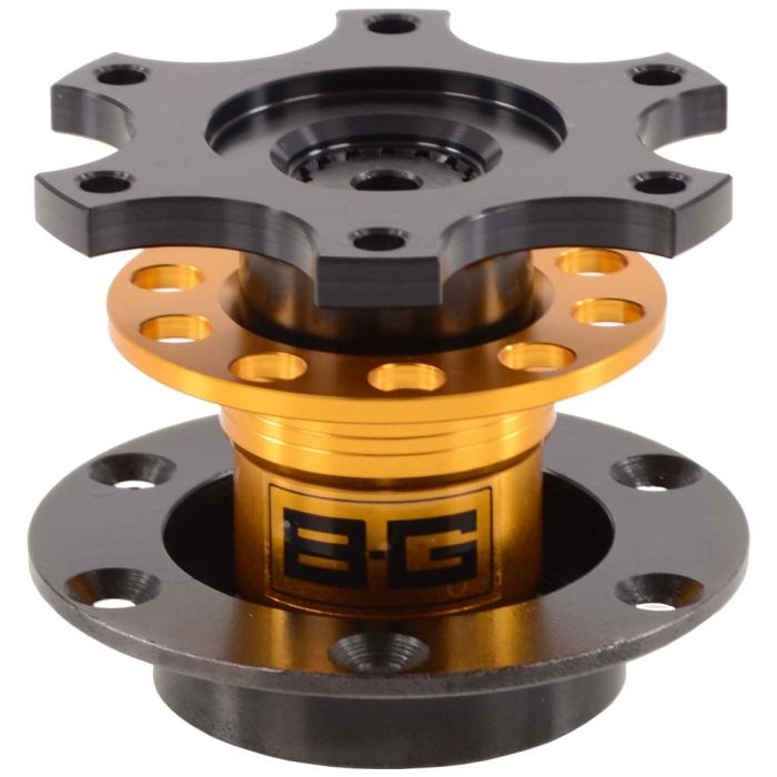 BG Racing BGR706 bolt-on racing steering wheel quick release for 6x70mm PCD