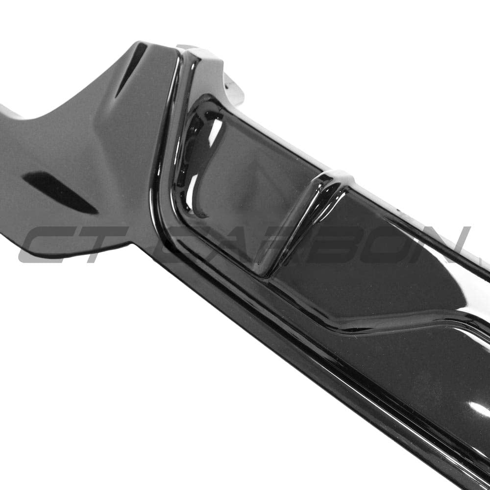 BMW 3 Series G20 CT Carbon gloss black full kit with square exhaust tips, featuring sleek, high-quality car exhaust components.