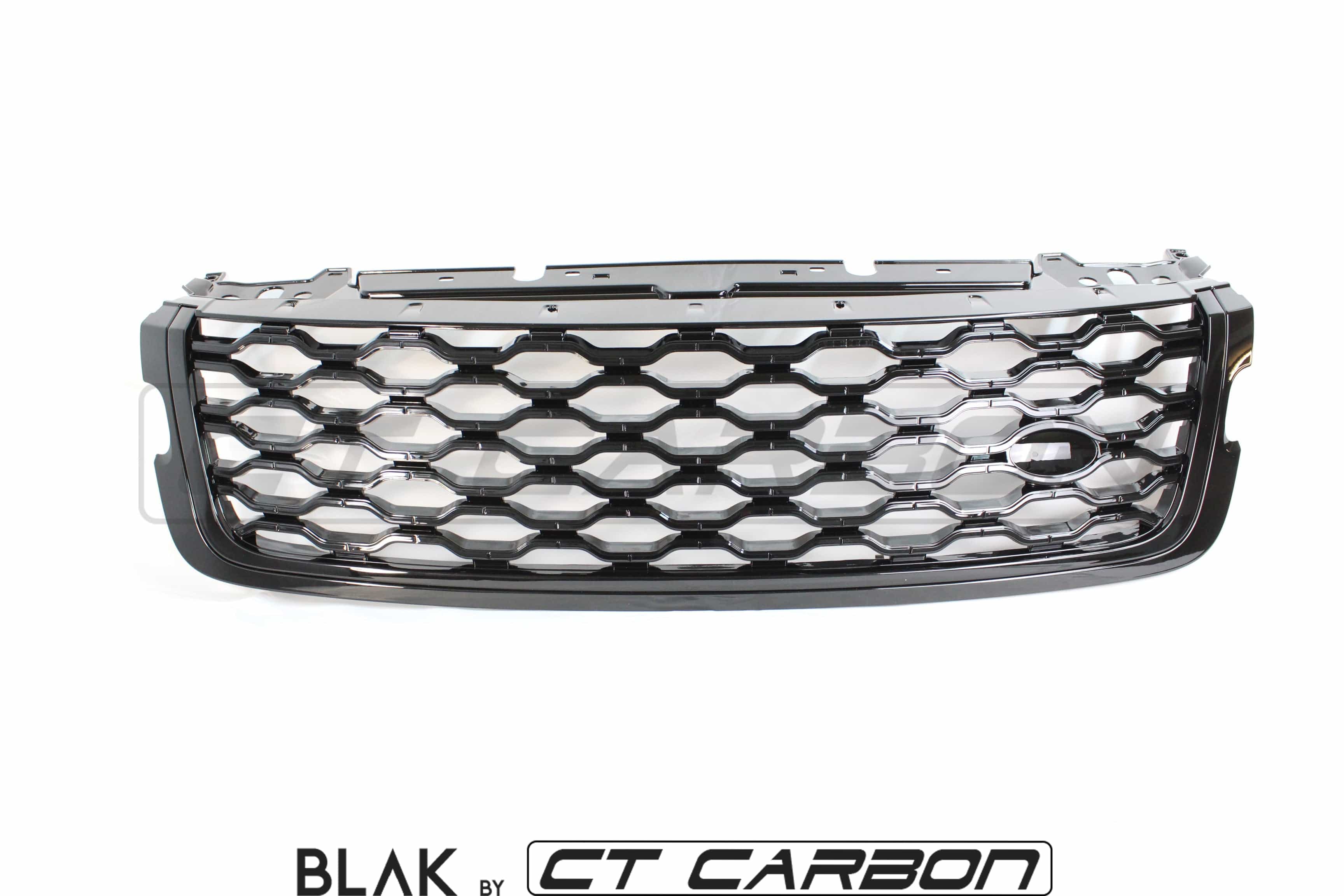 Black full kit for Range Rover Velar Full Black Edition 2017+ by CT Carbon, includes trim pack details for Land Rover Discovery 5.