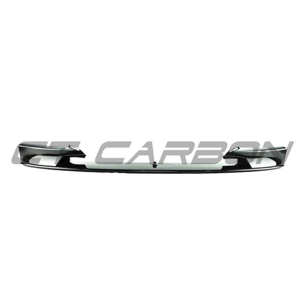 BMW 3 Series F30/F31 GLOSS BLACK SPLITTER by CT Carbon, front splitter with a sleek glossy black finish and MP style design.