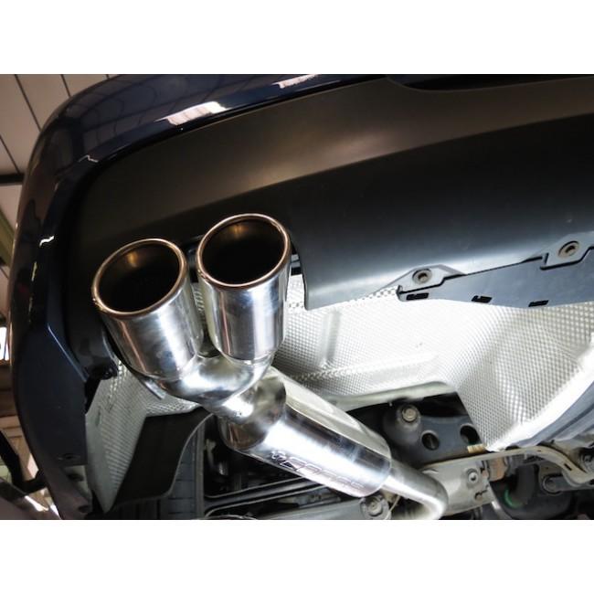 Cobra Sport - BMW 318D/320D Diesel (E90/E91) Twin Tip Performance Exhaust Rear Box - Nineteen72 Performance