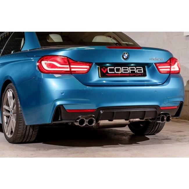 Cobra Sport - BMW 420D (F32/F33/F36) (13-20) Quad Exit M4 Style Performance Exhaust Conversion - Nineteen72 Performance