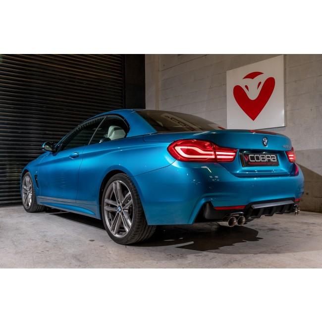 Cobra Sport - BMW 420D (F32/F33/F36) (13-20) Quad Exit M4 Style Performance Exhaust Conversion - Nineteen72 Performance