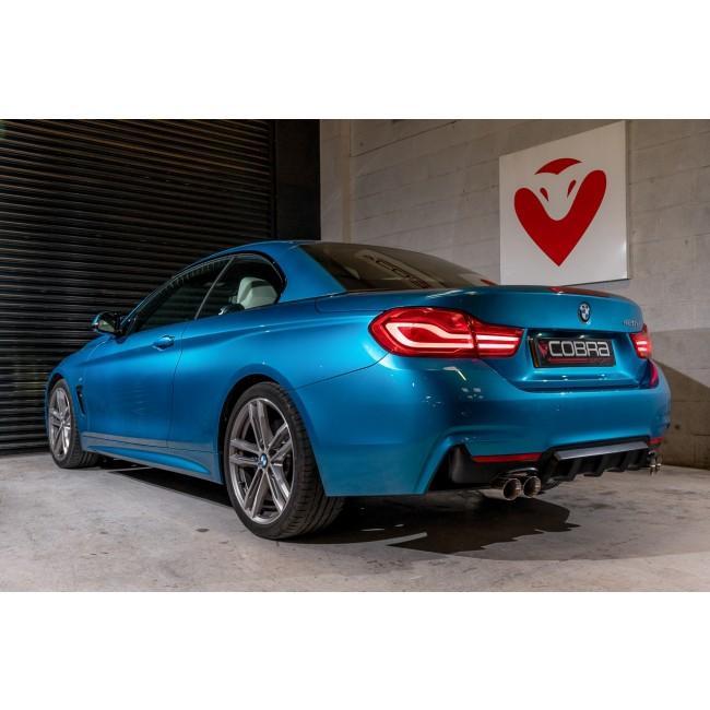 Cobra Sport - BMW 425D (F32/F33/F36) Quad Exit M4 Style Performance Exhaust Conversion - Nineteen72 Performance