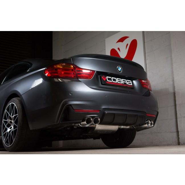 Cobra Sport - BMW 435D (F32/F33/F36) Quad Exit M4 Style Performance Exhaust Conversion - Nineteen72 Performance