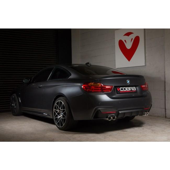 Cobra Sport - BMW 435D (F32/F33/F36) Quad Exit M4 Style Performance Exhaust Conversion - Nineteen72 Performance