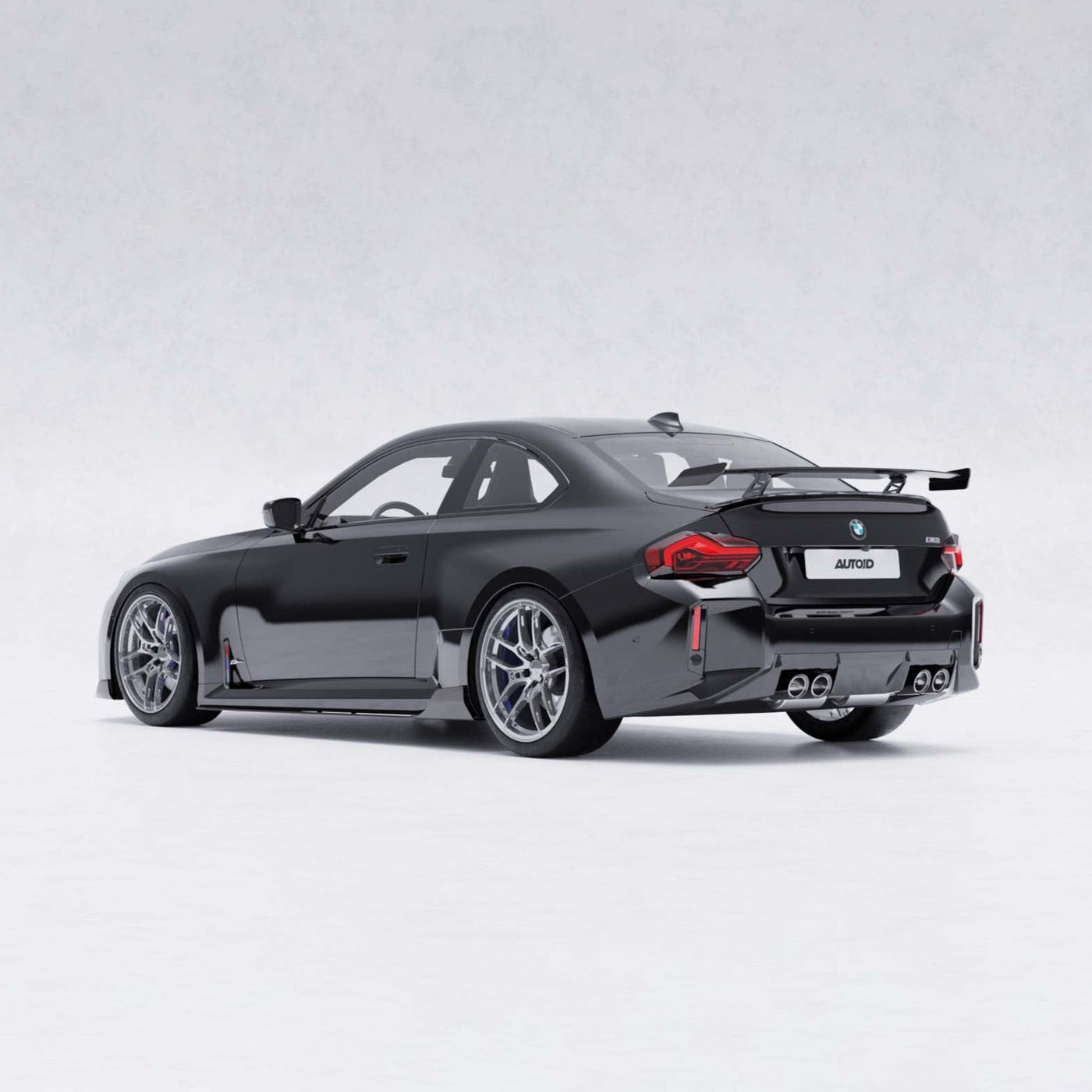 BMW G87 M2 TR87 carbon fibre side skirts by TREVORA, featuring sleek, high-performance design for 2023 model.