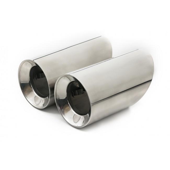 Cobra Sport - BMW M135i Exhaust Tailpipes - Larger 3.5" M Performance Tips - Replacement Slip-on OE Style - Nineteen72 Performance