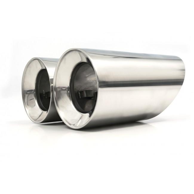 Cobra Sport - BMW M135i Exhaust Tailpipes - Larger 3.5" M Performance Tips - Replacement Slip-on OE Style - Nineteen72 Performance