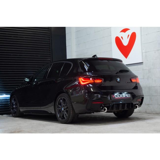 Cobra Sport - BMW M140i Exhaust Tailpipes - Larger 3.5" M Performance Tips - Replacement Slip-on OE Style - Nineteen72 Performance