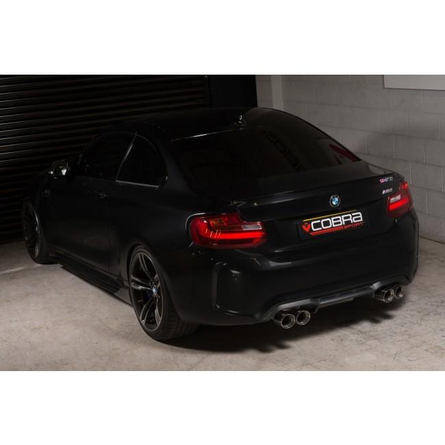 Cobra Sport - BMW M2 (F87) Coupe 3" Valved Cat Back Performance Exhaust - Nineteen72 Performance