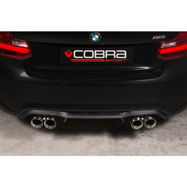 Cobra Sport - BMW M2 (F87) Coupe 3" Valved Cat Back Performance Exhaust - Nineteen72 Performance