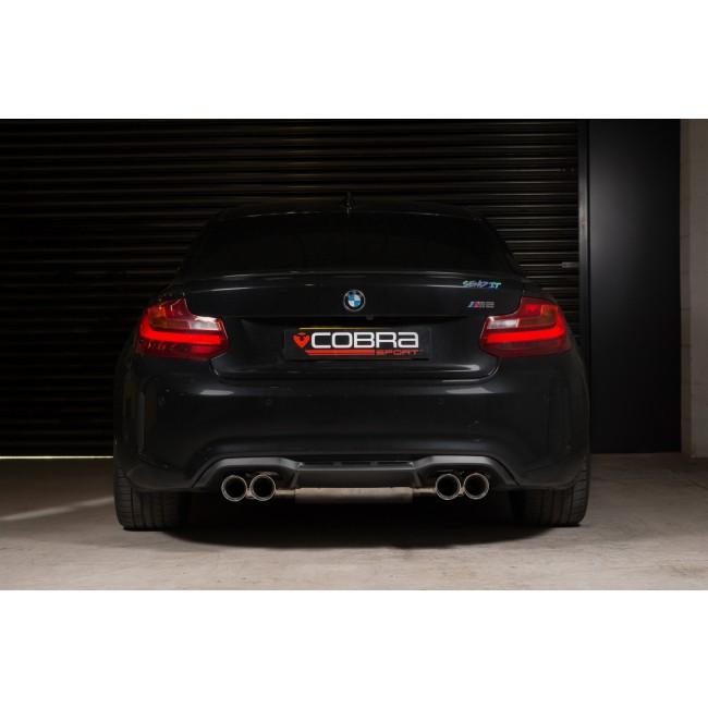 Cobra Sport - BMW M2 (F87) Coupe 3" Valved Cat Back Performance Exhaust - Nineteen72 Performance