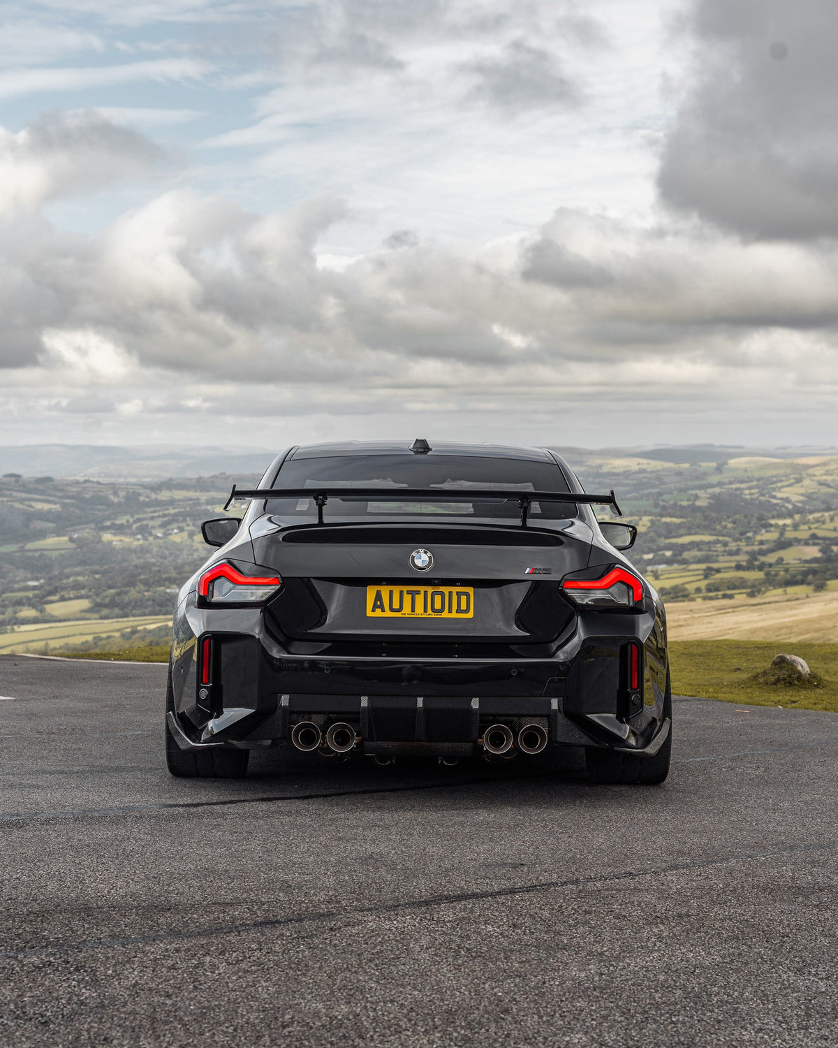 BMW M2 G87 and M240i G42 TREVORA carbon fibre rear spoiler, sleek aerodynamic design for sporty performance.