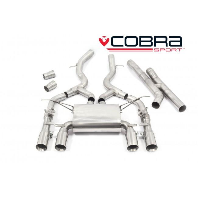 Cobra Sport - BMW M4 (F82) Coupe 3" Valved Secondary Cat Back Performance Exhaust - Nineteen72 Performance