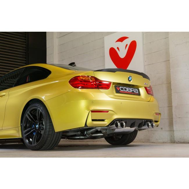 Cobra Sport - BMW M4 (F82) Coupe 3" Valved Secondary Cat Back Performance Exhaust - Nineteen72 Performance