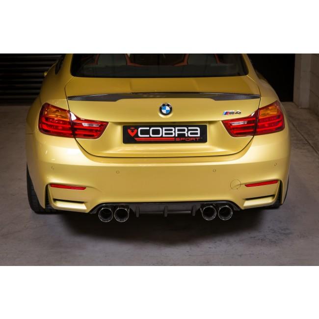 Cobra Sport - BMW M4 (F82) Coupe 3" Valved Secondary Cat Back Performance Exhaust - Nineteen72 Performance