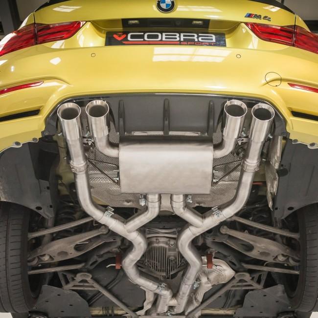 Cobra Sport - BMW M4 (F82) Coupe 3" Valved Secondary Cat Back Performance Exhaust - Nineteen72 Performance