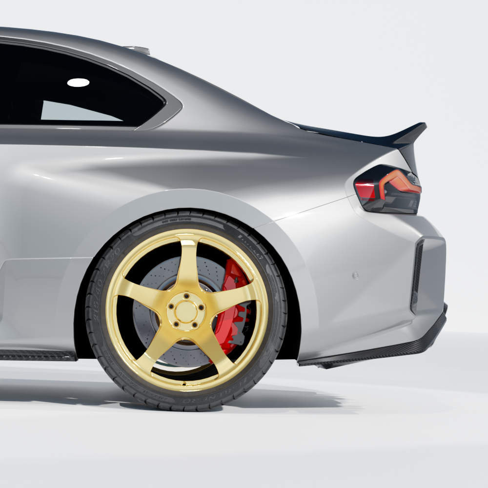 BMW G42 2 Series and G87 M2 carbon fibre trunk/bootlid by CT Carbon, showcasing the lightweight, aerodynamic design.