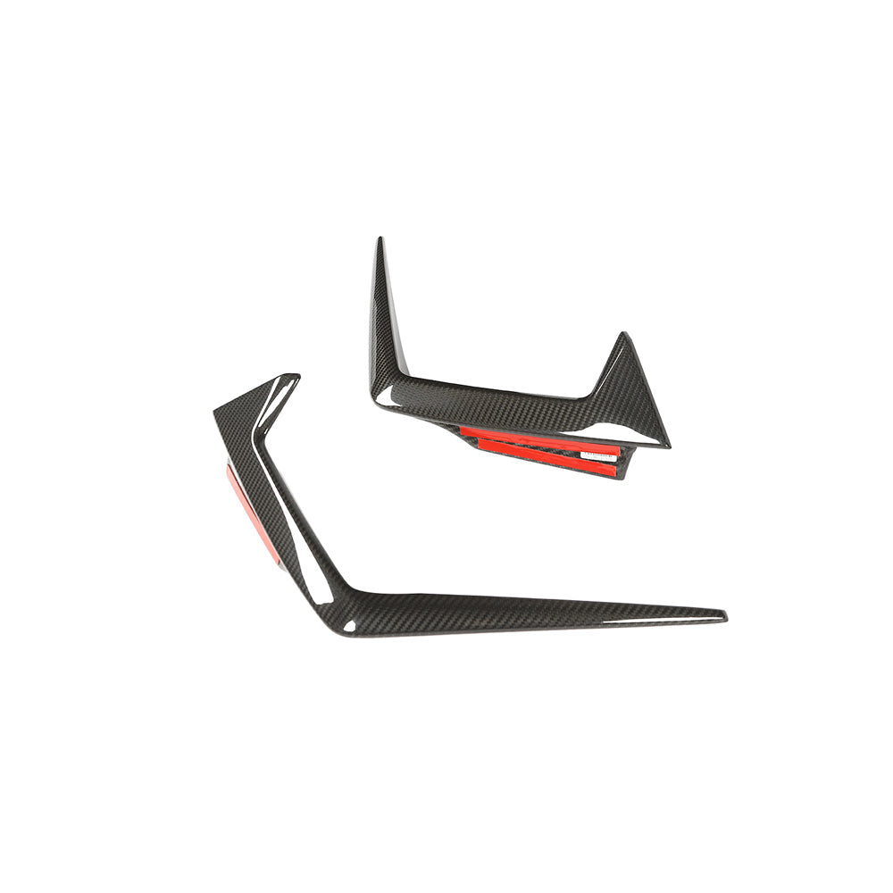 BMW G90 G99 M5 Carbon Fibre Front Bumper Trim by CT Carbon, showcasing sleek, lightweight automotive accessory detail.