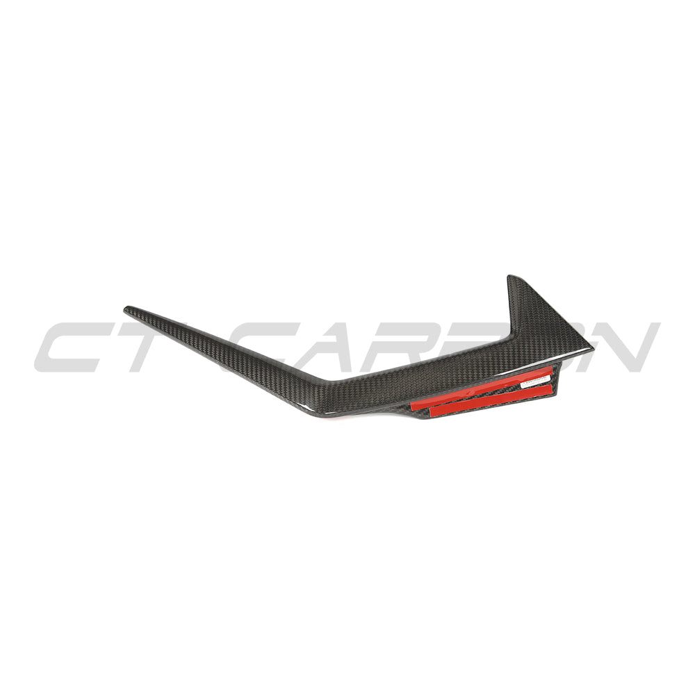 BMW G90 G99 M5 Carbon Fibre Front Bumper Trim by CT Carbon, showcasing sleek carbon fiber accessory for sporty front bumper upgrade.