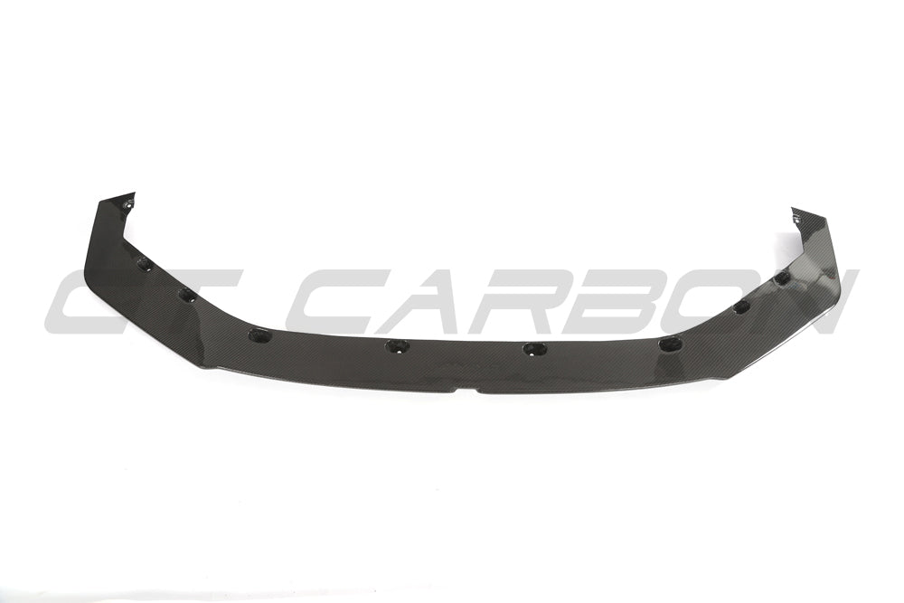BMW G90 G99 M5 Touring 2024 carbon fibre splitter by CT Design, showcasing sleek, lightweight aerodynamic front splitter for performance.