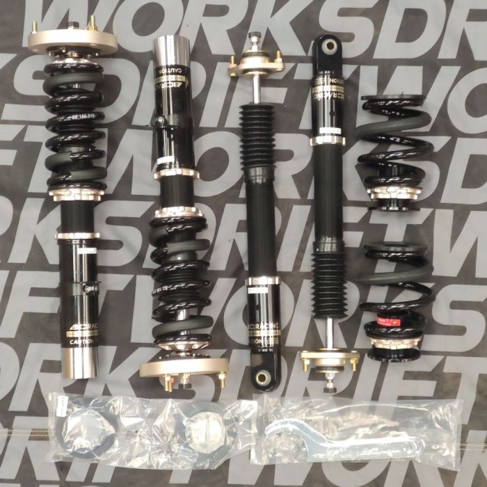 BC RACING BR RA COILOVERS FOR BMW E30 3 SERIES INC M3 (45MM STRUT) 10KG/12KG - Nineteen72 Performance