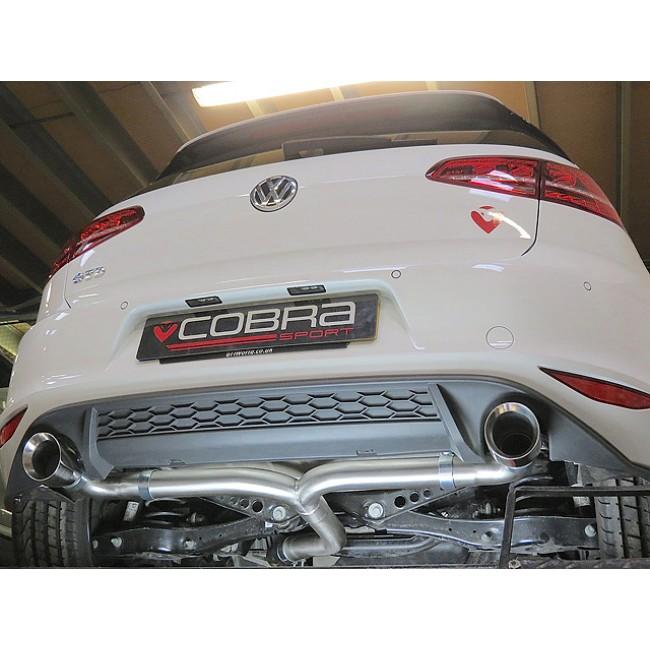 Cobra Sport - VW Golf GTD (Mk7) 2.0 TDI (5G) (14-17) GTI Style Cat Back Performance Exhaust - Nineteen72 Performance