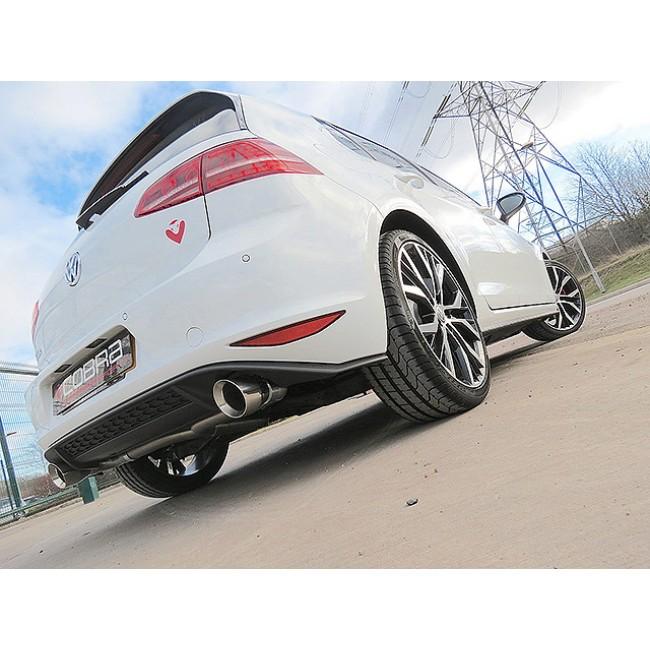 Cobra Sport - VW Golf GTD (Mk7) 2.0 TDI (5G) (14-17) GTI Style Rear Exhaust - Nineteen72 Performance