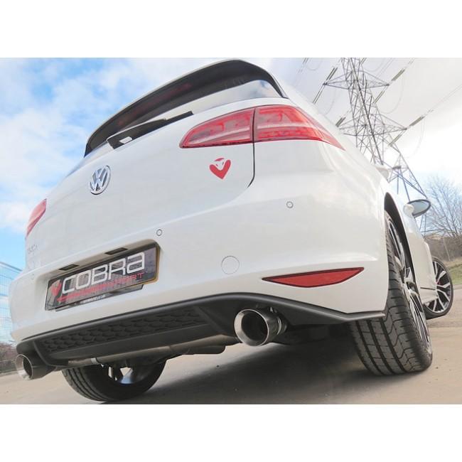 Cobra Sport - VW Golf GTD (Mk7) 2.0 TDI (5G) (14-17) GTI Style Rear Exhaust - Nineteen72 Performance