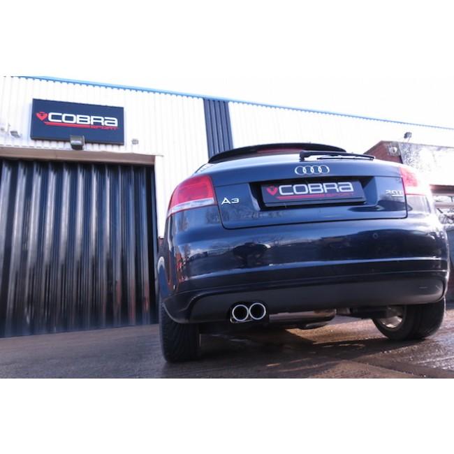 Cobra Sport - Audi A3 (8P) 2.0 TFSI Quattro (3 Door) Cat Back Performance Exhaust - Nineteen72 Performance