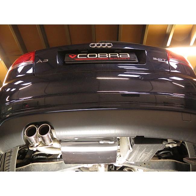 Cobra Sport - Audi A3 (8P) 2.0 TFSI Quattro (3 Door) Cat Back Performance Exhaust - Nineteen72 Performance