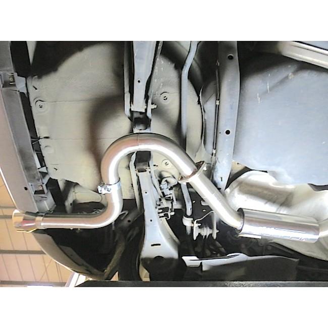 Cobra Sport - Audi A3 (8P) 2.0 TDI 2WD (2008-12) (3 Door) Single Tip Cat Back Performance Exhaust - Nineteen72 Performance