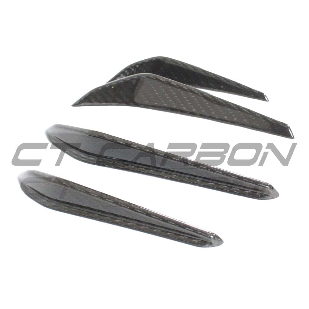 BMW G81 M3 Touring full carbon fibre kit by CT Carbon, including bonnet trims and front bumper canards on a sporty M3 G80.