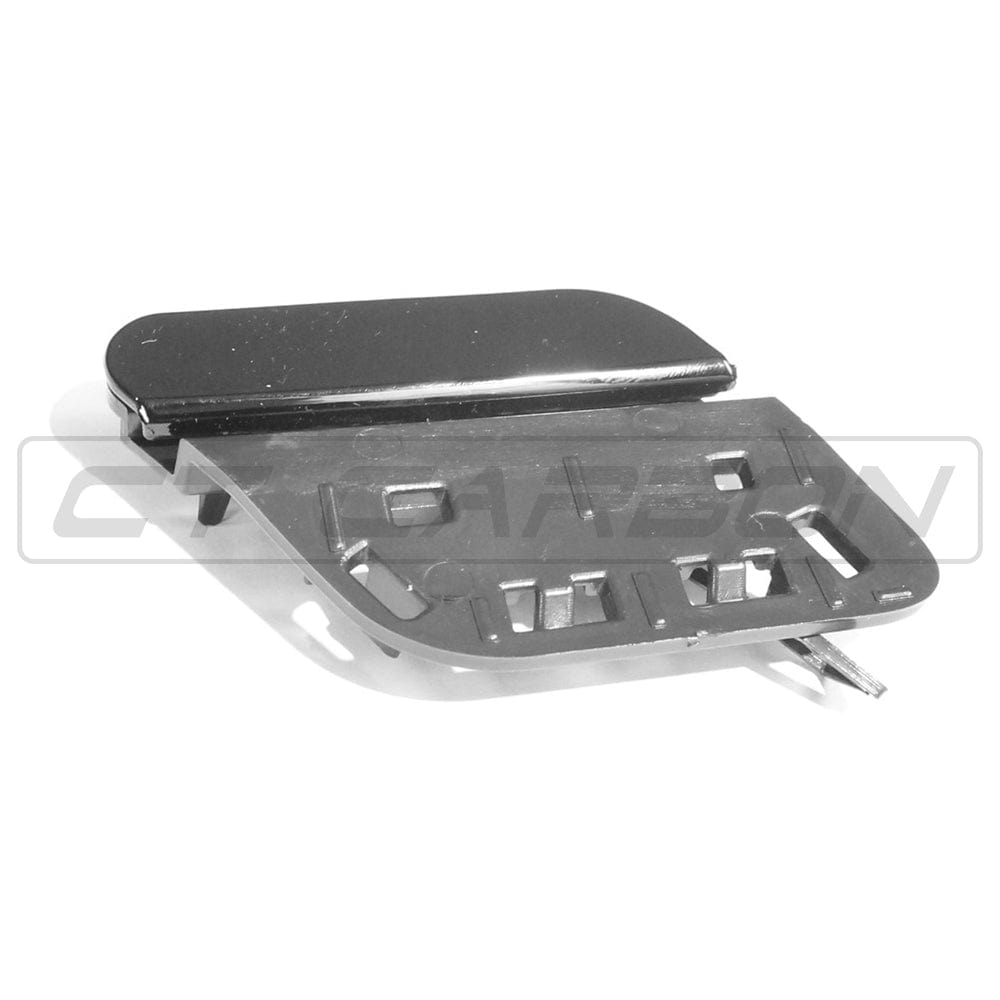 Mercedes W213 2017-2020 E-Class CT Carbon gloss black diffuser with matching tips, showcasing sleek automotive design.