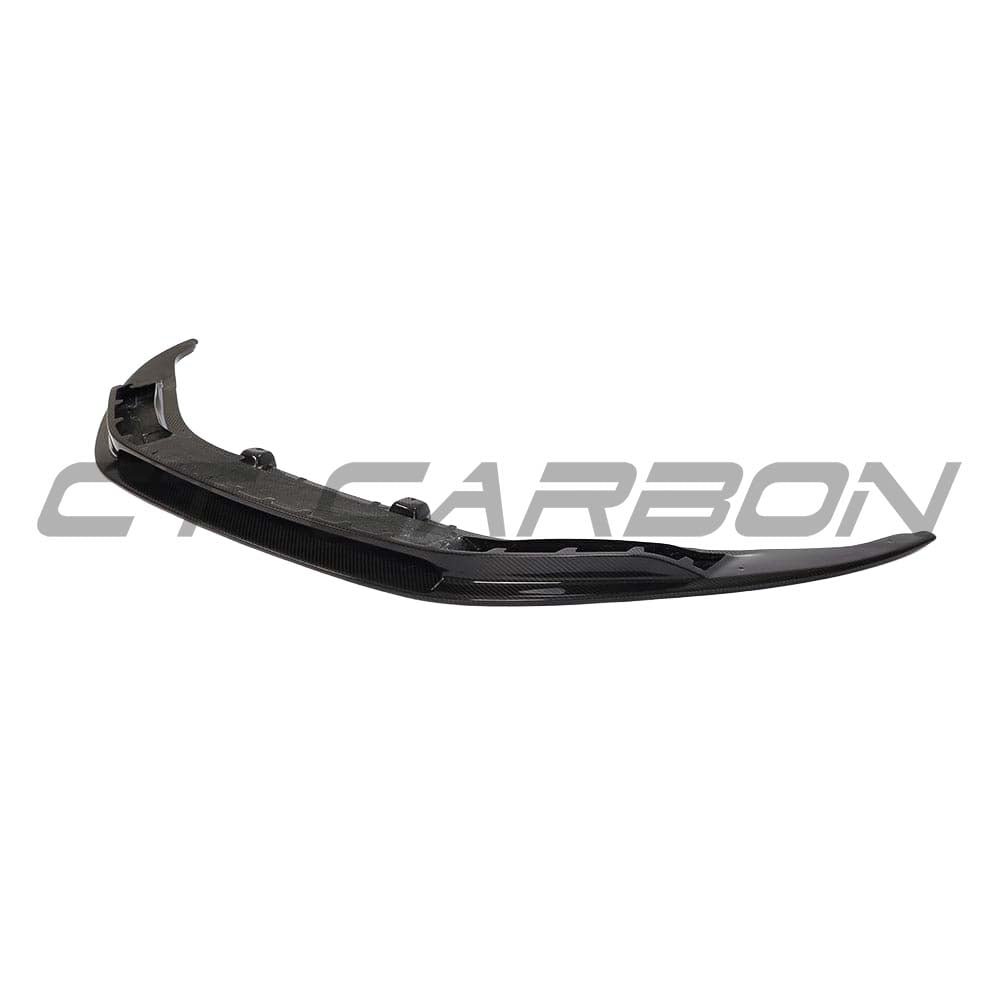 Full carbon fiber kit for Audi R8 V10 Gen 2 2015-2019 by CT Carbon, featuring V-style aerodynamic components and sleek carbon fiber finish.