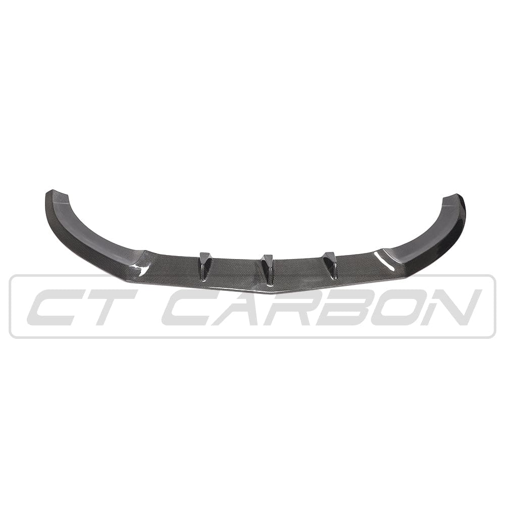 Full Mercedes C-Class C43 W205 coupe carbon fiber kit by CT Carbon, including front and rear components, in a sleek black finish.