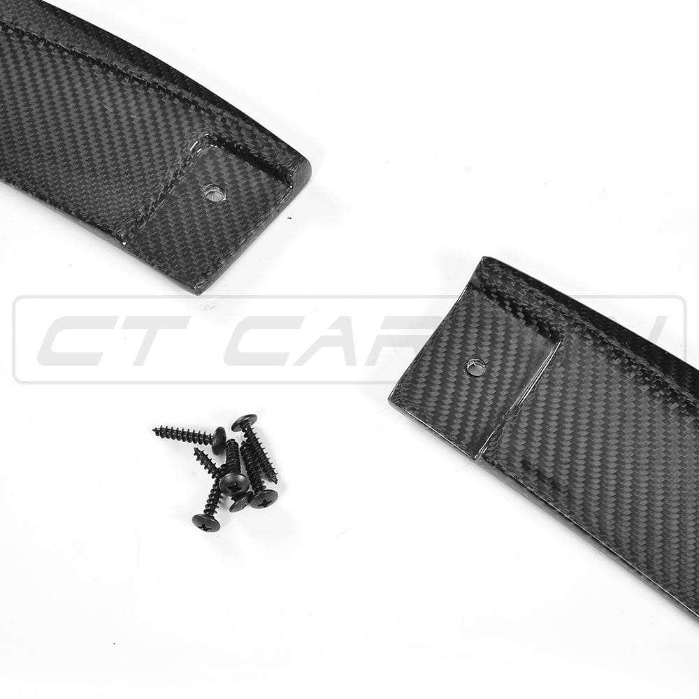 Full view of CT Carbon Mercedes C63 W205 2015-2018 convertible full carbon fibre kit showcasing sleek, lightweight carbon components.