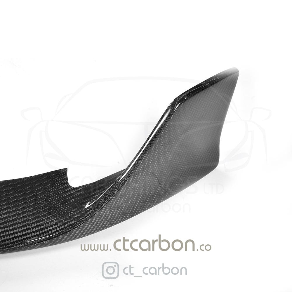 Full view of CT Carbon Mercedes C63 W205 2015-2018 coupe with pre-facelift full carbon fibre kit, showcasing sleek B-style design.