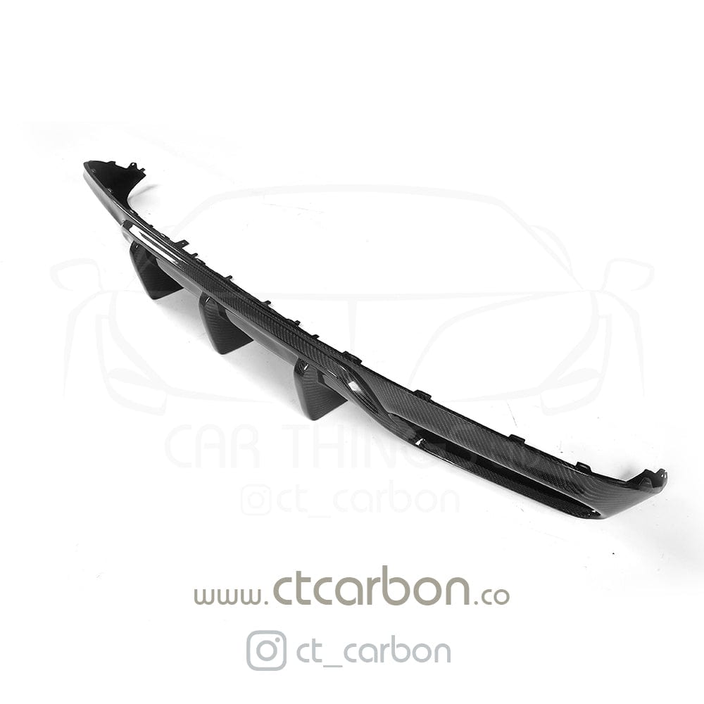 Full carbon fiber kit for Mercedes C63 W205 coupe, featuring B-style design by CT Carbon, includes front, rear, and side panels.