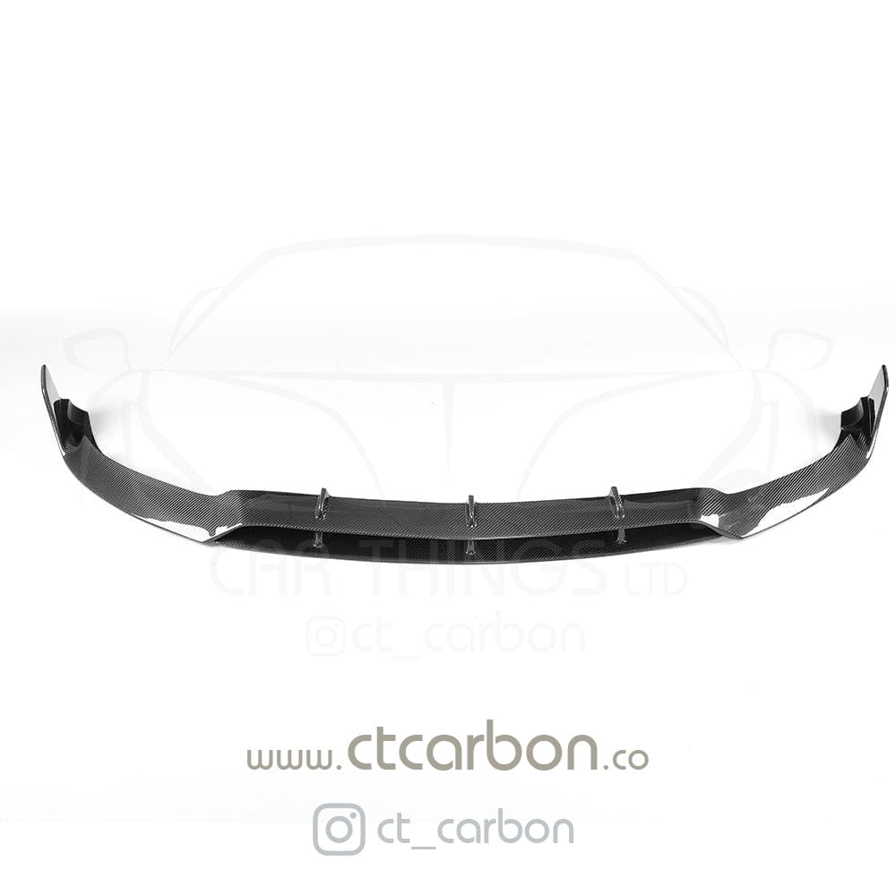 Full carbon fiber kit for Mercedes C63 W205 2015-2018 coupe by CT Carbon, including front, side, and rear components.