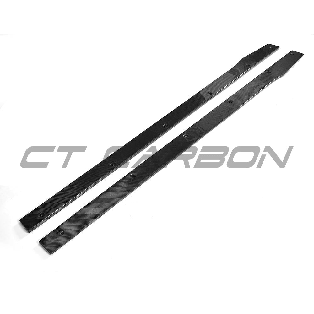 Full car carbon fibre kit for Mercedes C63 W205 saloon by CT Carbon, featuring DTM-style exterior components.