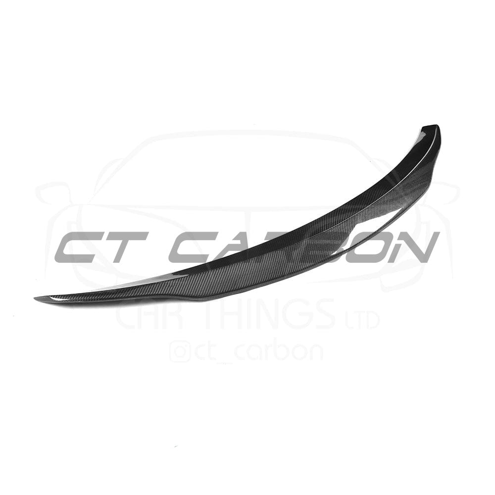 Full carbon fiber kit for Mercedes C63 W205 saloon by CT Carbon, includes front, side, and rear parts with a sleek black finish.