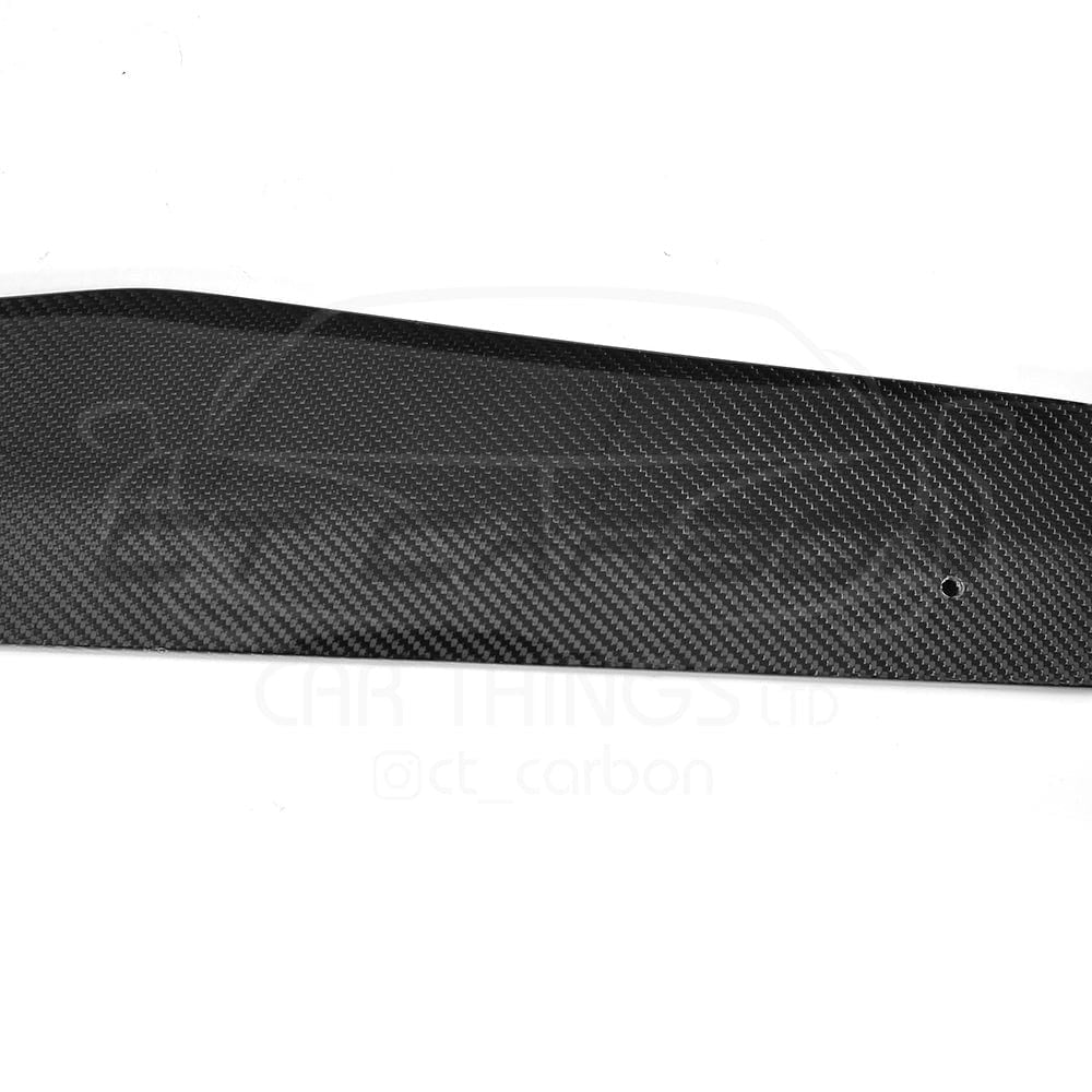 Full carbon fiber kit for Mercedes C63 W205 saloon by CT Carbon, showing textured carbon fiber panels and detailing.