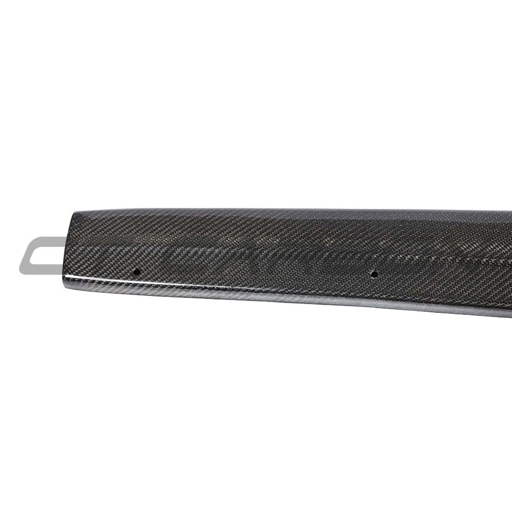 Carbon fibre side skirts for Audi A3/S3/RS3 8V saloon by CT Carbon, showing sleek side panel design and finish.