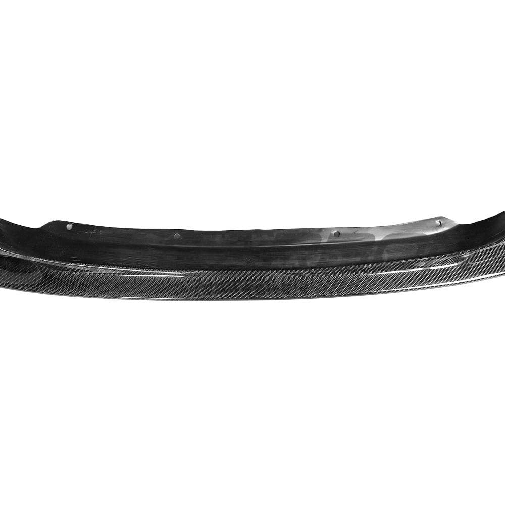 BMW F22 2 Series 2014-2020 CT Carbon full carbon fiber front lip splitter for M Sport models, showing the sleek aerodynamic design.